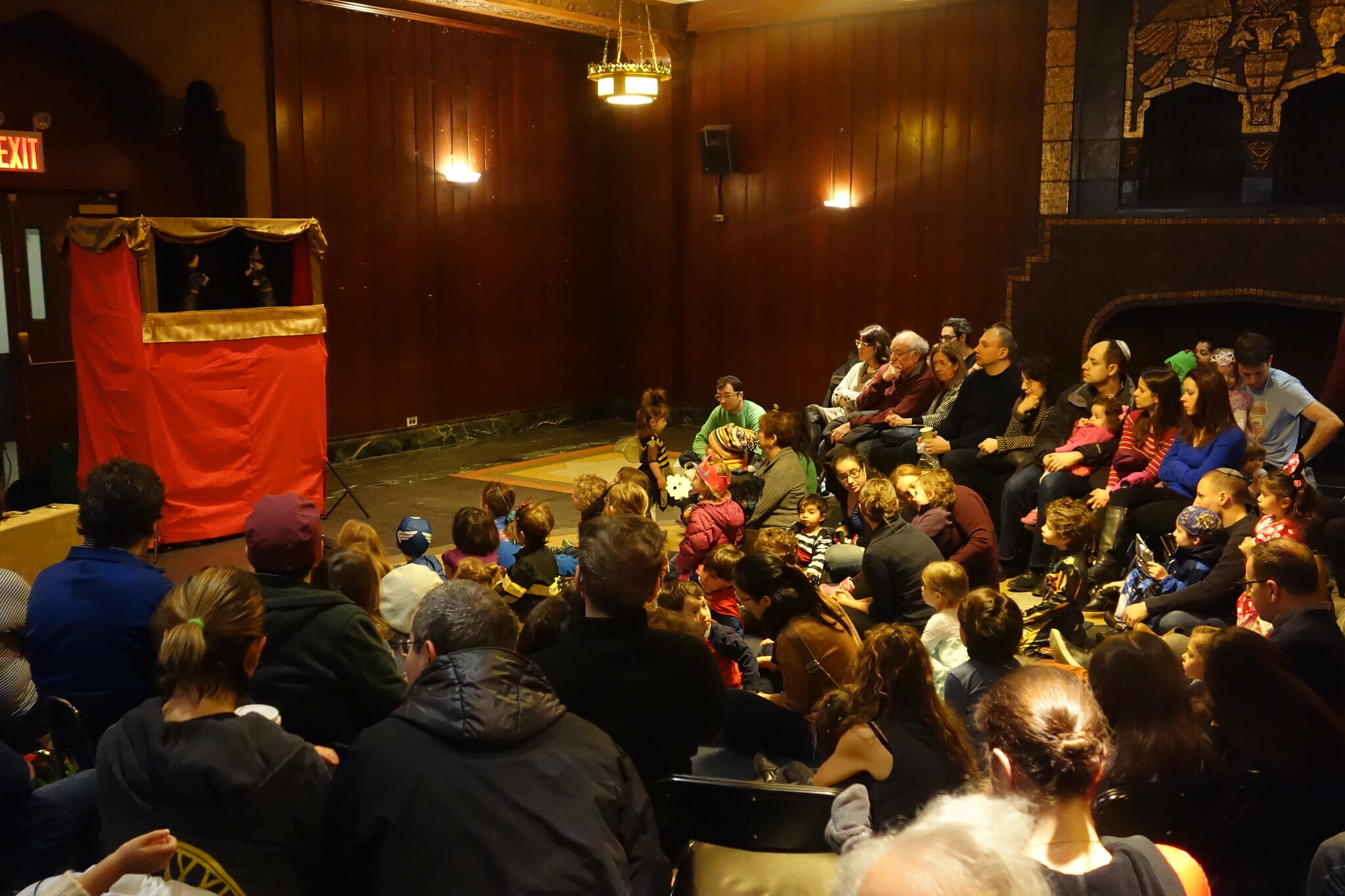 young families purim celebration